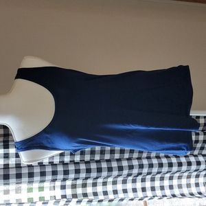 a.n.a  Navy Blue Tank L
